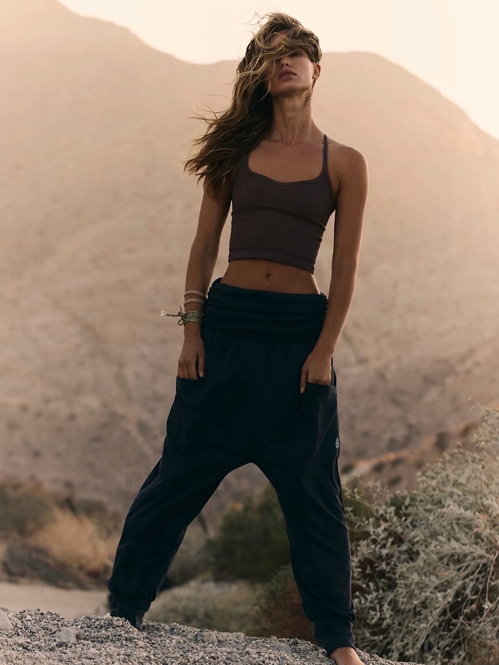 Free People Harem Jogger Pants - Black